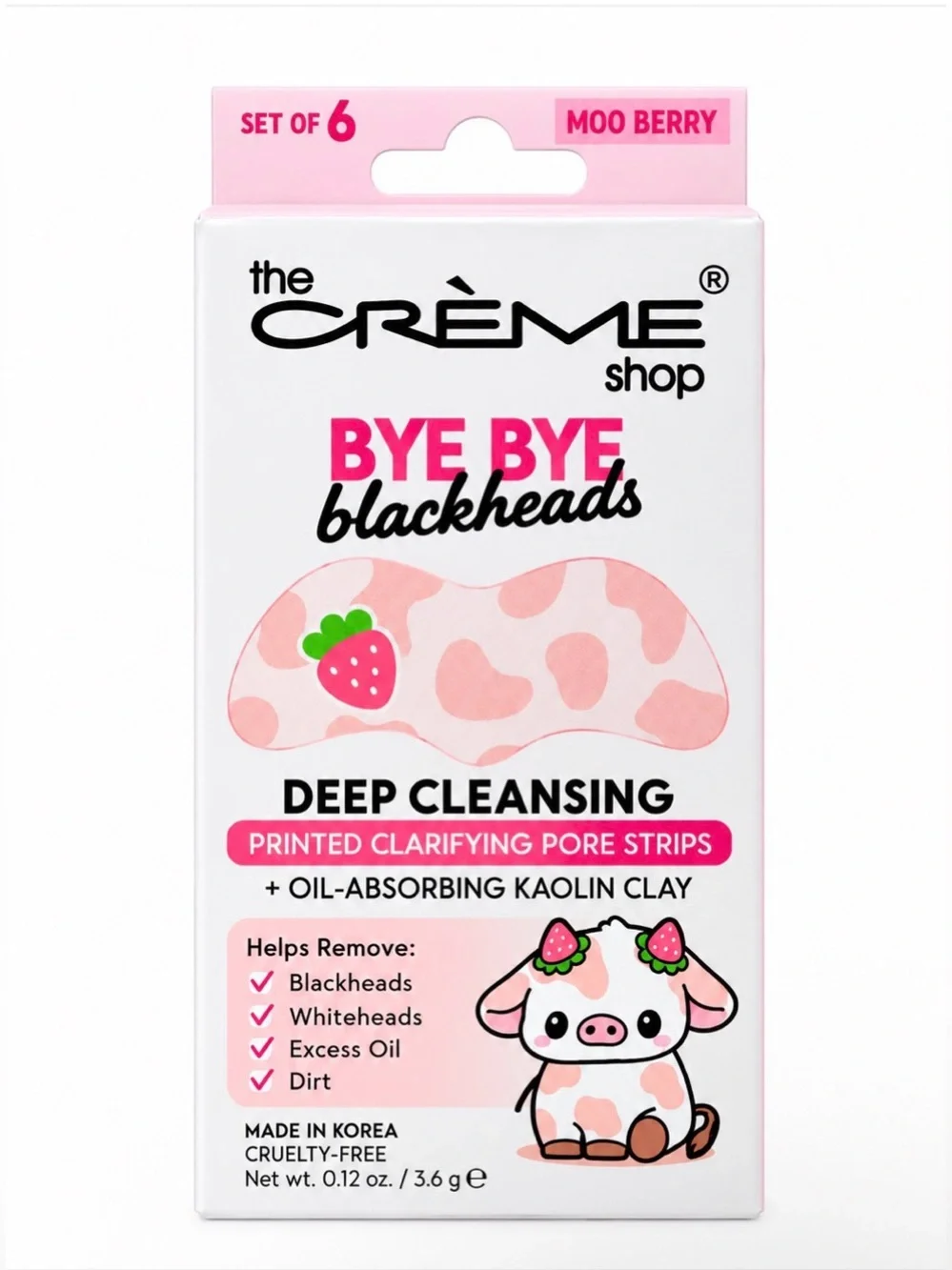 BUY NOW - The Crème Shop Bye Bye Blackheads Deep Cleansing Pore Strips - 1 Box